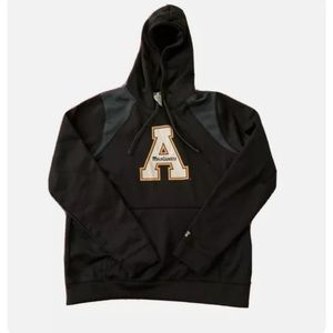 Youth Applachian State hoodie sweatshirt size L 12-14 Black Mountaineers